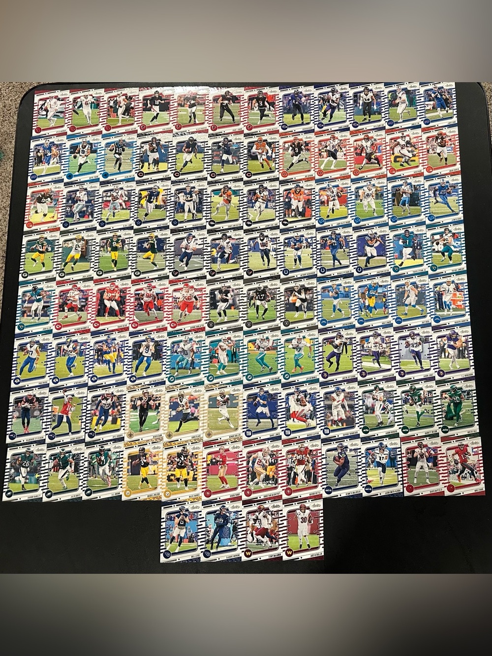 Football cards -absolute complete numbers 1-100